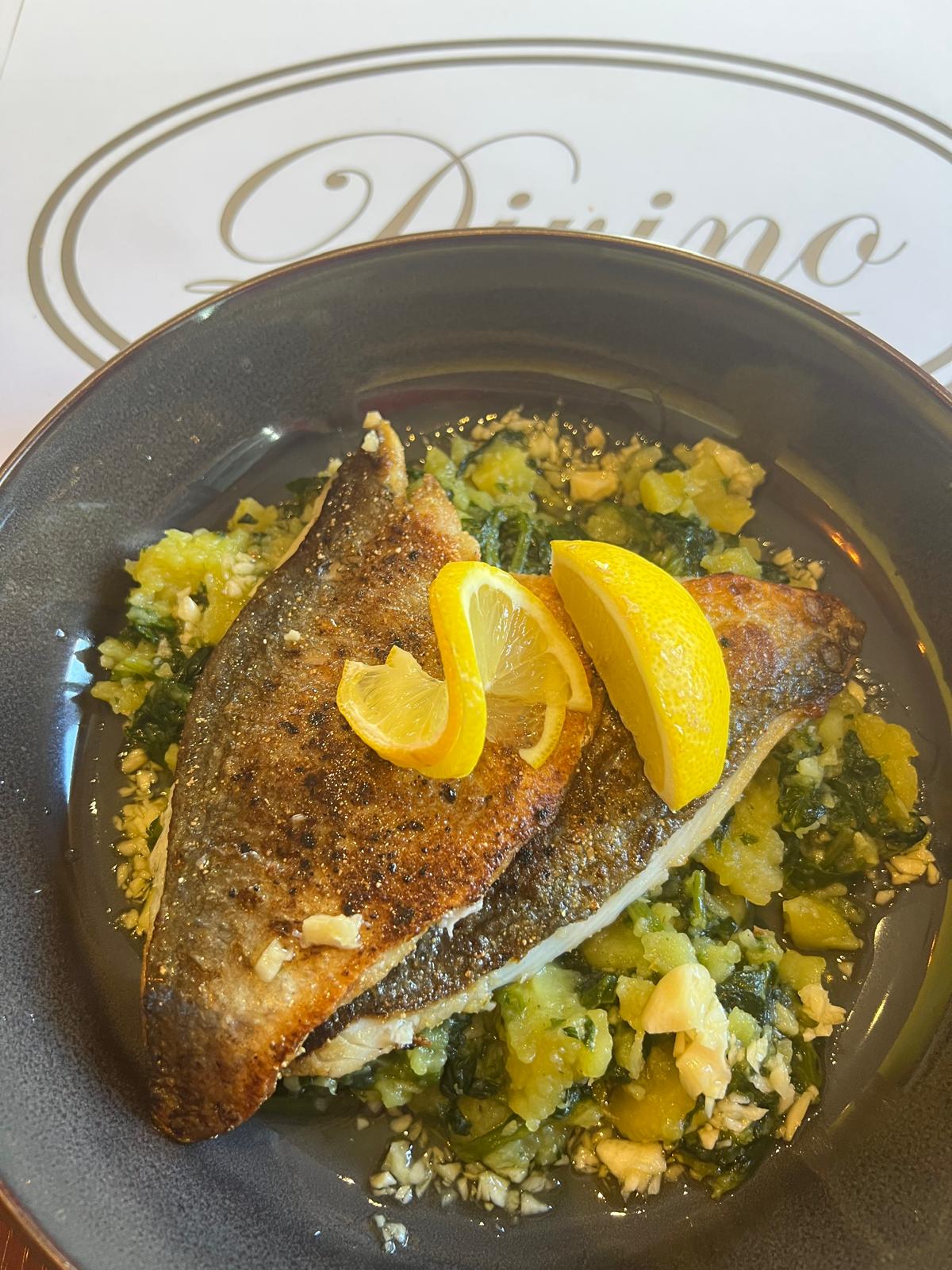 Doradenfilet mit Spinat-Kartoffeln